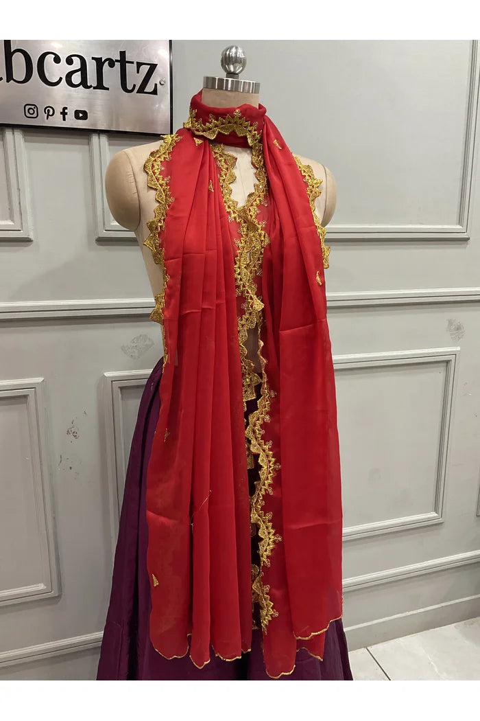 Beautiful Embroidery work Rangoli Dupatta for women | Only Dupatta LineShower Dup