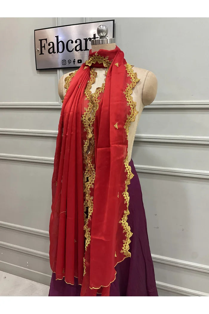 Beautiful Embroidery work Rangoli Dupatta for women | Only Dupatta LineShower Dup