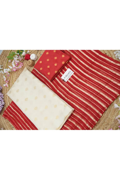 Yamuna South Indian Festival Traditional Half Saree with Embroidered Blouse & Dupatta