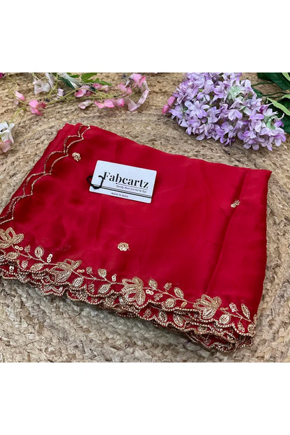 Beautiful Embroidery work Rangoli Dupatta for women | Only Dupatta BiliPatra Dup