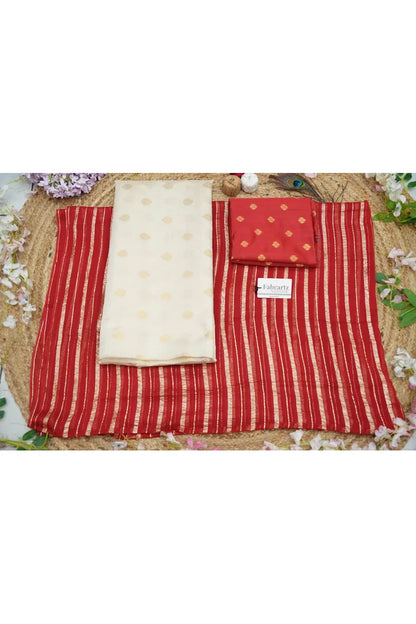 Yamuna South Indian Festival Traditional Half Saree with Embroidered Blouse & Dupatta