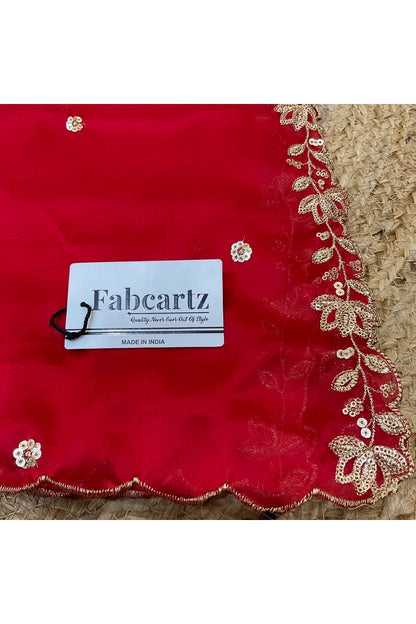Beautiful Embroidery work Rangoli Dupatta for women | Only Dupatta BiliPatra Dup