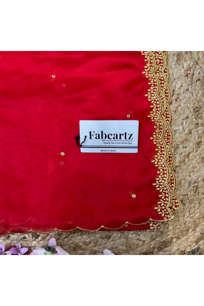 Beautiful Embroidery work Rangoli Dupatta for women | Only Dupatta Ishita Dup