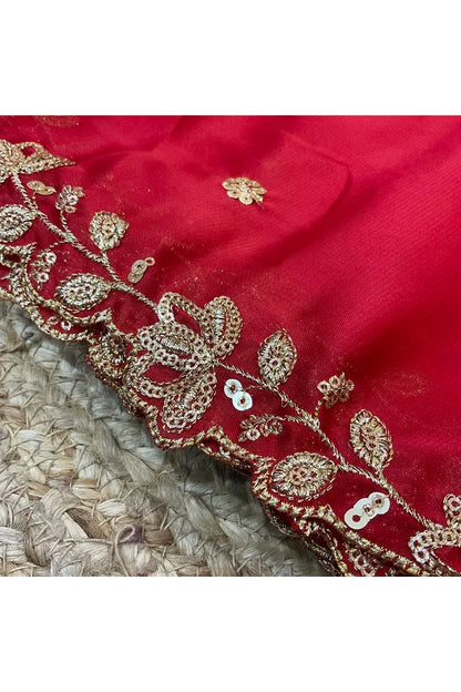 Beautiful Embroidery work Rangoli Dupatta for women | Only Dupatta BiliPatra Dup