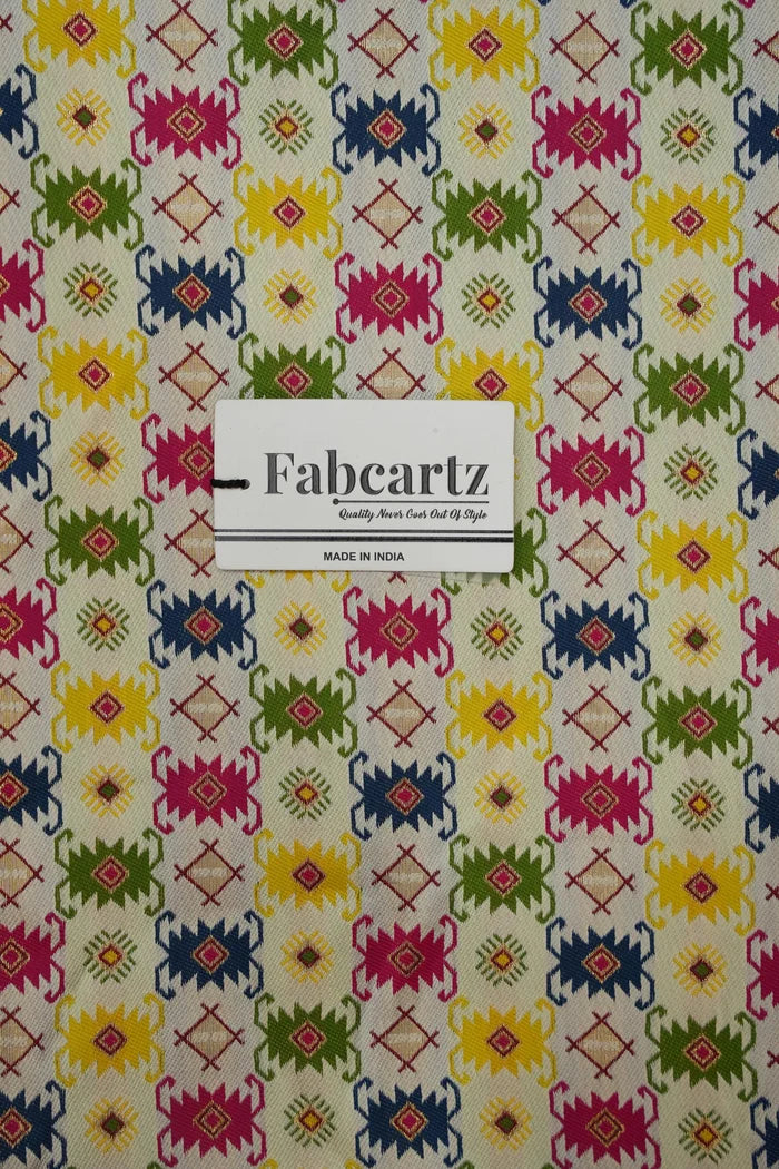 ONLY SHERWANI FABRIC JACQUARD WITH ZARI WORK (Makadi)