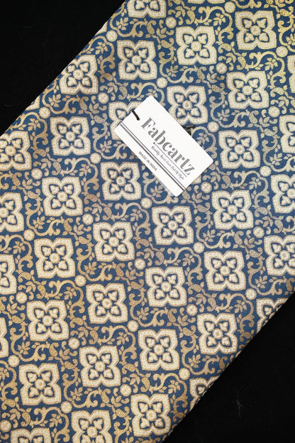 ONLY SHERWANI FABRIC JACQUARD WITH ZARI WORK (Tiles)