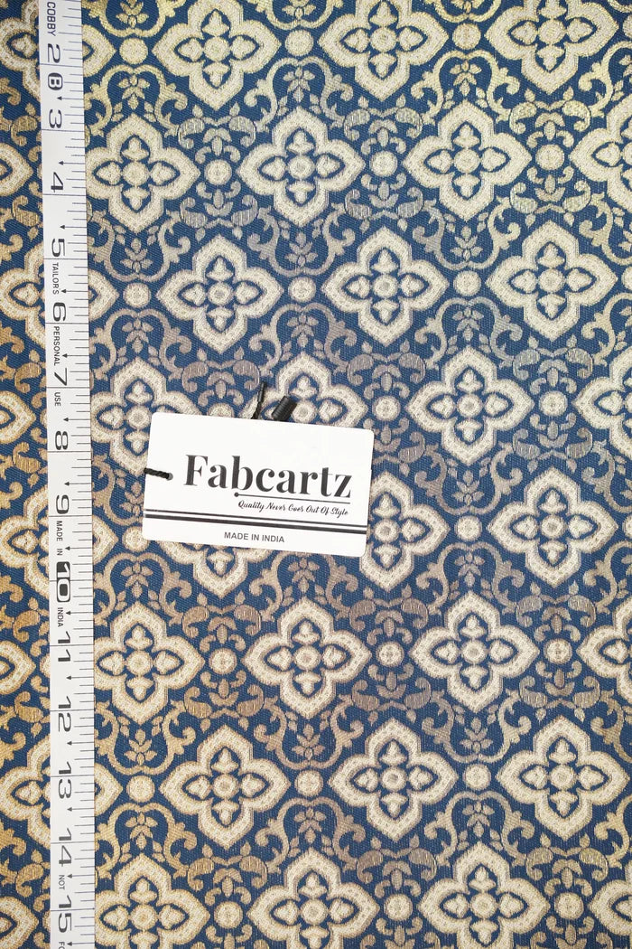 ONLY SHERWANI FABRIC JACQUARD WITH ZARI WORK (Tiles)