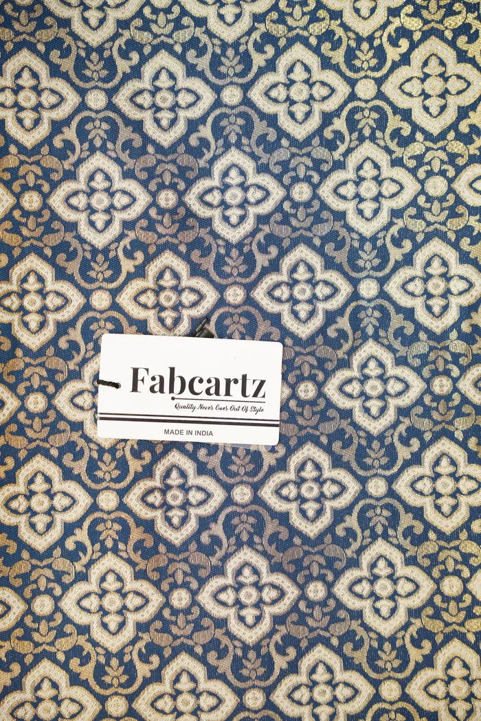 ONLY SHERWANI FABRIC JACQUARD WITH ZARI WORK (Tiles)