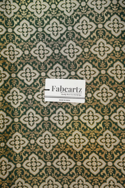 ONLY SHERWANI FABRIC JACQUARD WITH ZARI WORK (Tiles)