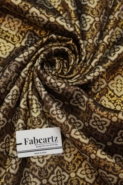ONLY SHERWANI FABRIC JACQUARD WITH ZARI WORK (Tiles)