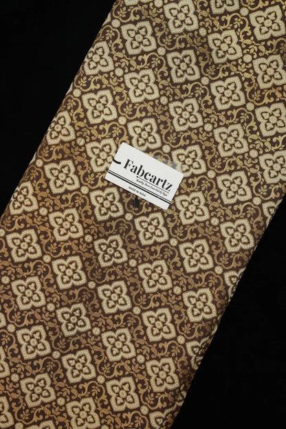 ONLY SHERWANI FABRIC JACQUARD WITH ZARI WORK (Tiles)