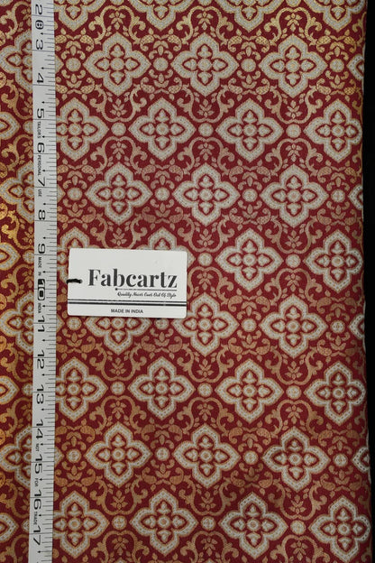 ONLY SHERWANI FABRIC JACQUARD WITH ZARI WORK (Tiles)