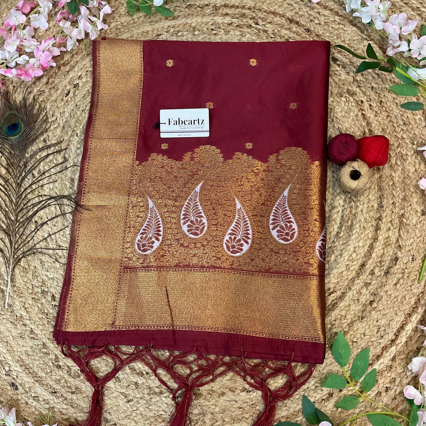 SarojiniDup Beautiful Jacquard Woven Design Dupatta for women | Only Dupatta