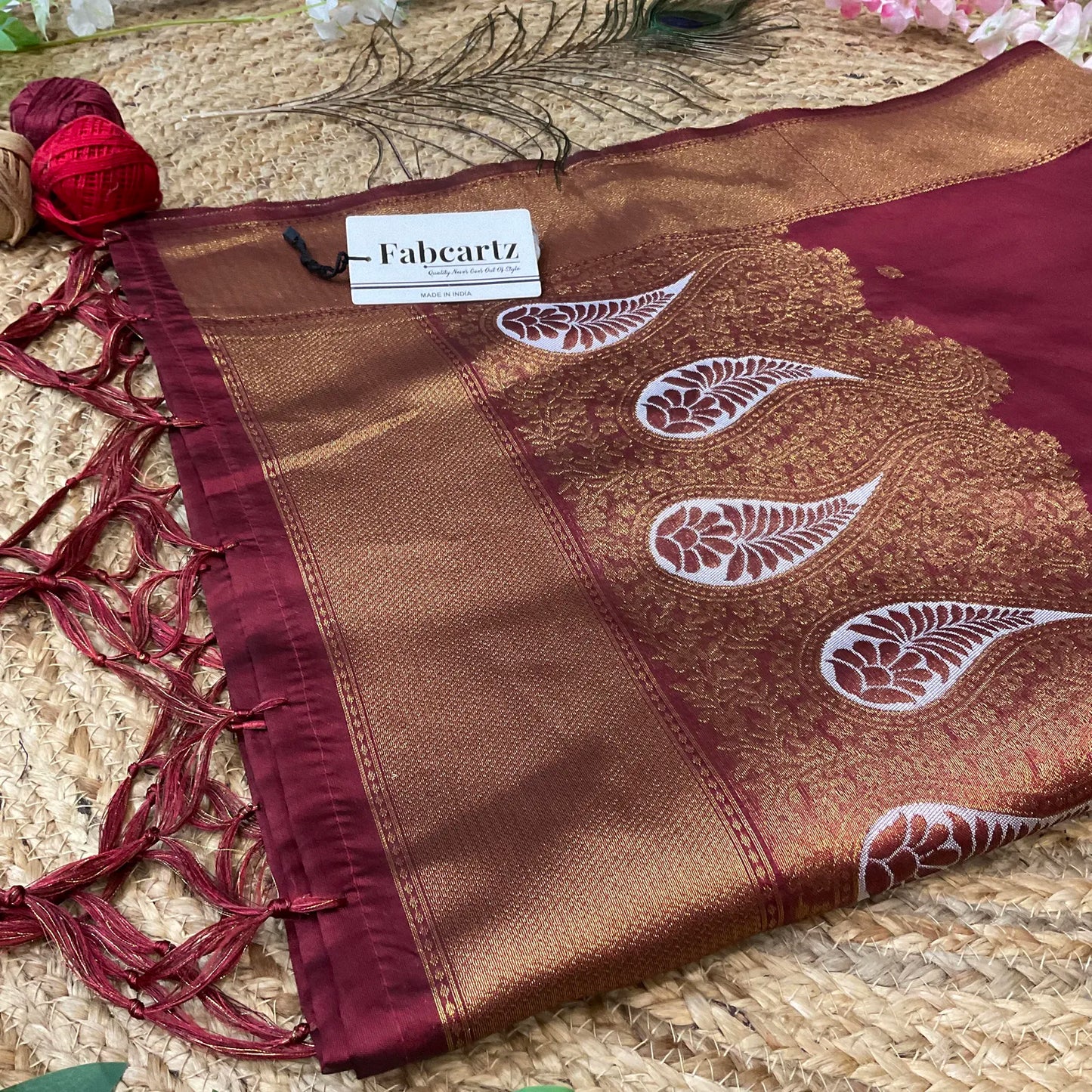 SarojiniDup Beautiful Jacquard Woven Design Dupatta for women | Only Dupatta