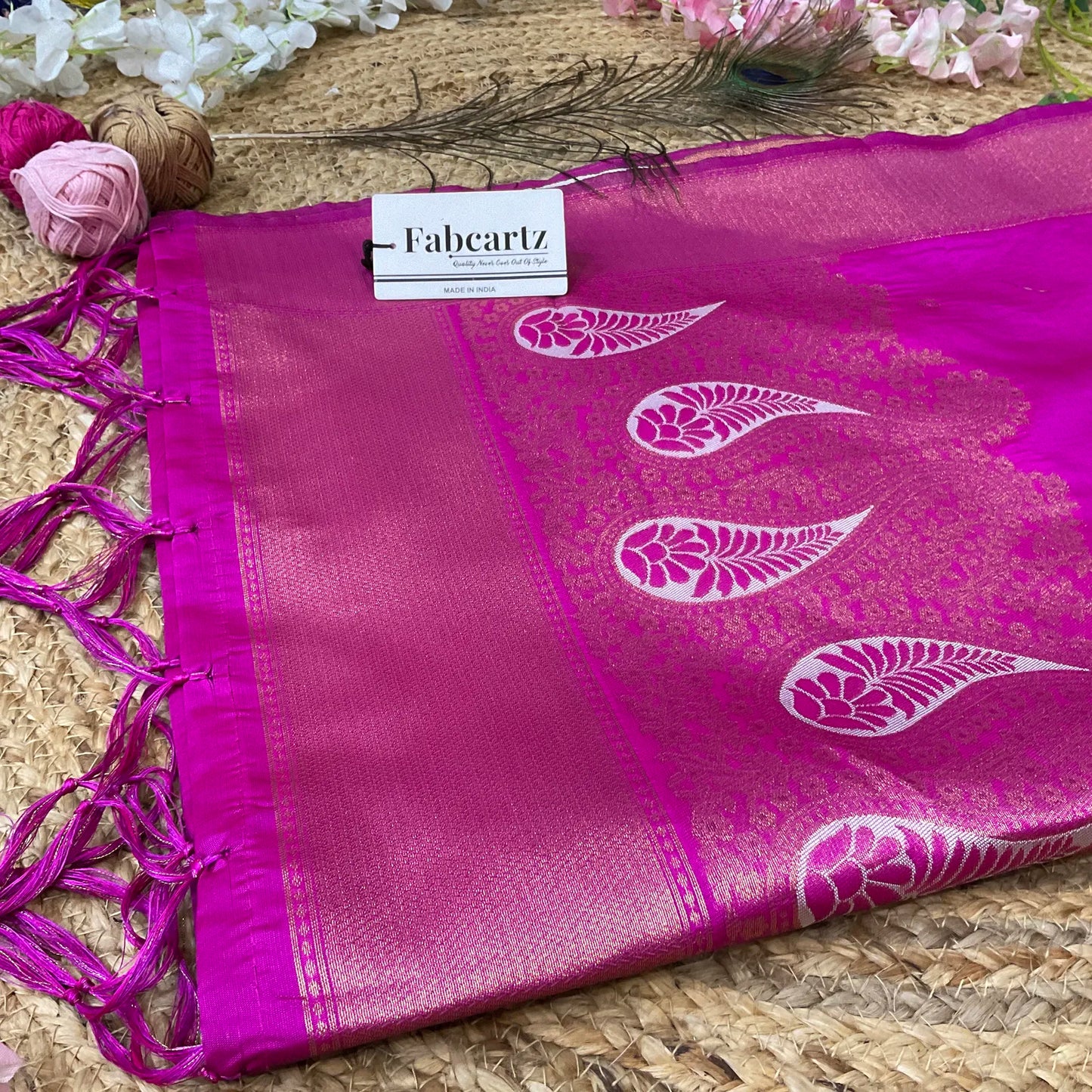 SarojiniDup Beautiful Jacquard Woven Design Dupatta for women | Only Dupatta