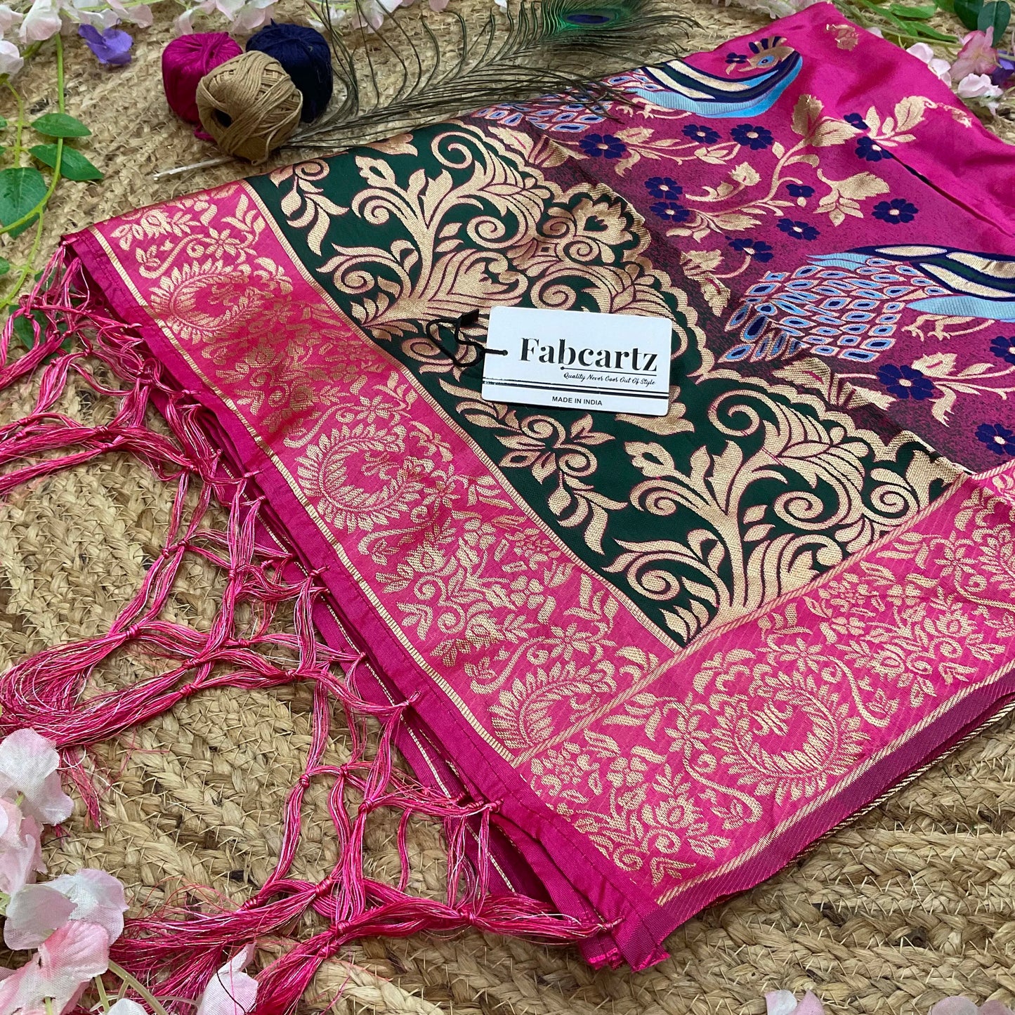 SawanDup Beautiful Jacquard Woven Design Dupatta for women | Only Dupatta