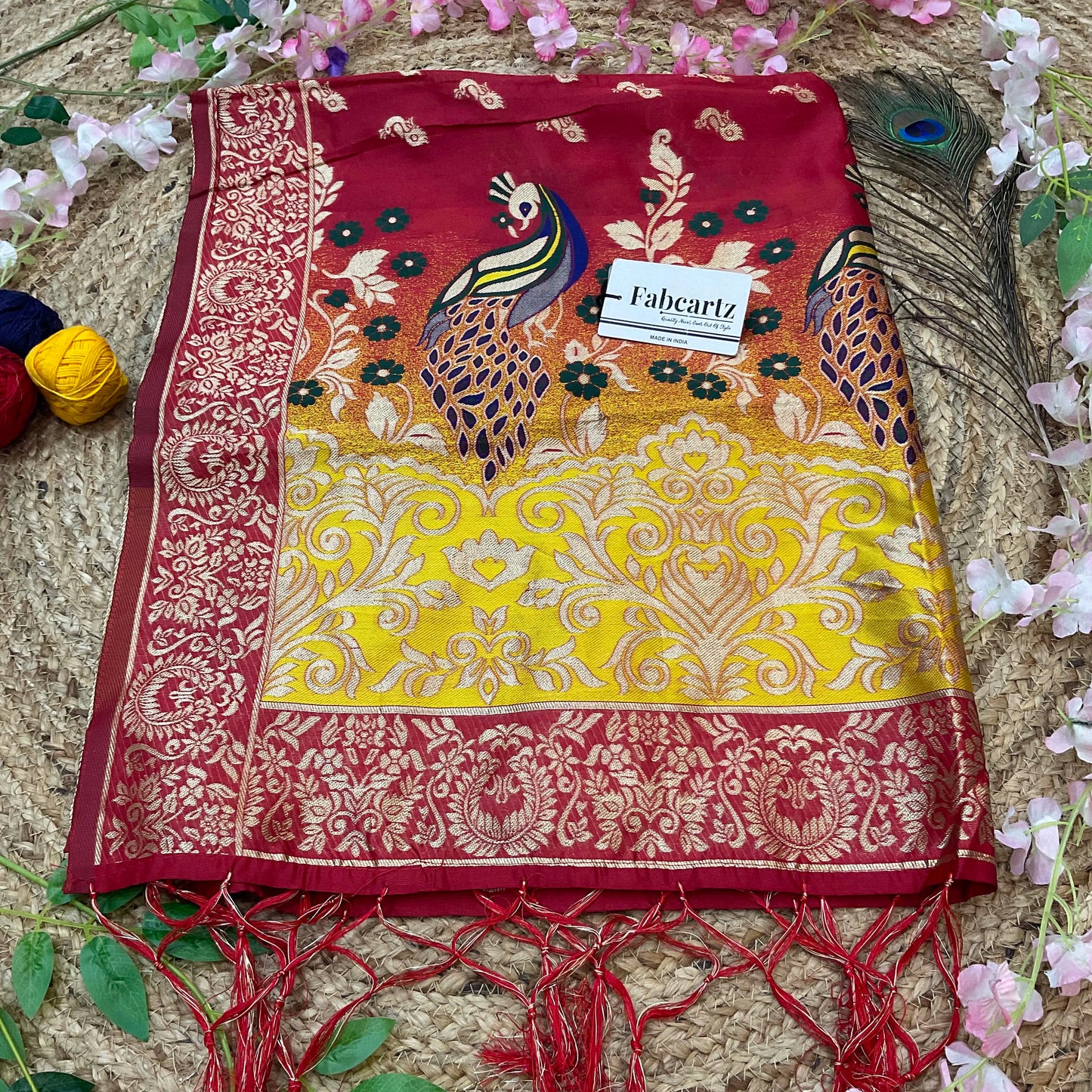 SawanDup Beautiful Jacquard Woven Design Dupatta for women | Only Dupatta