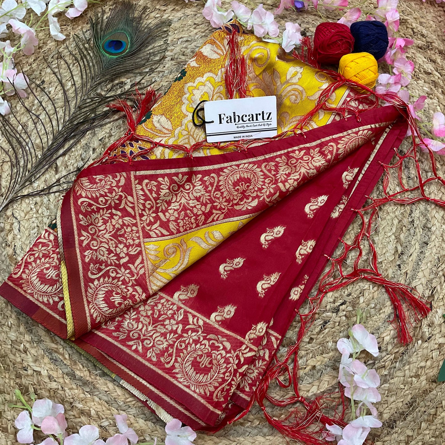 SawanDup Beautiful Jacquard Woven Design Dupatta for women | Only Dupatta