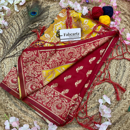 SawanDup Beautiful Jacquard Woven Design Dupatta for women | Only Dupatta