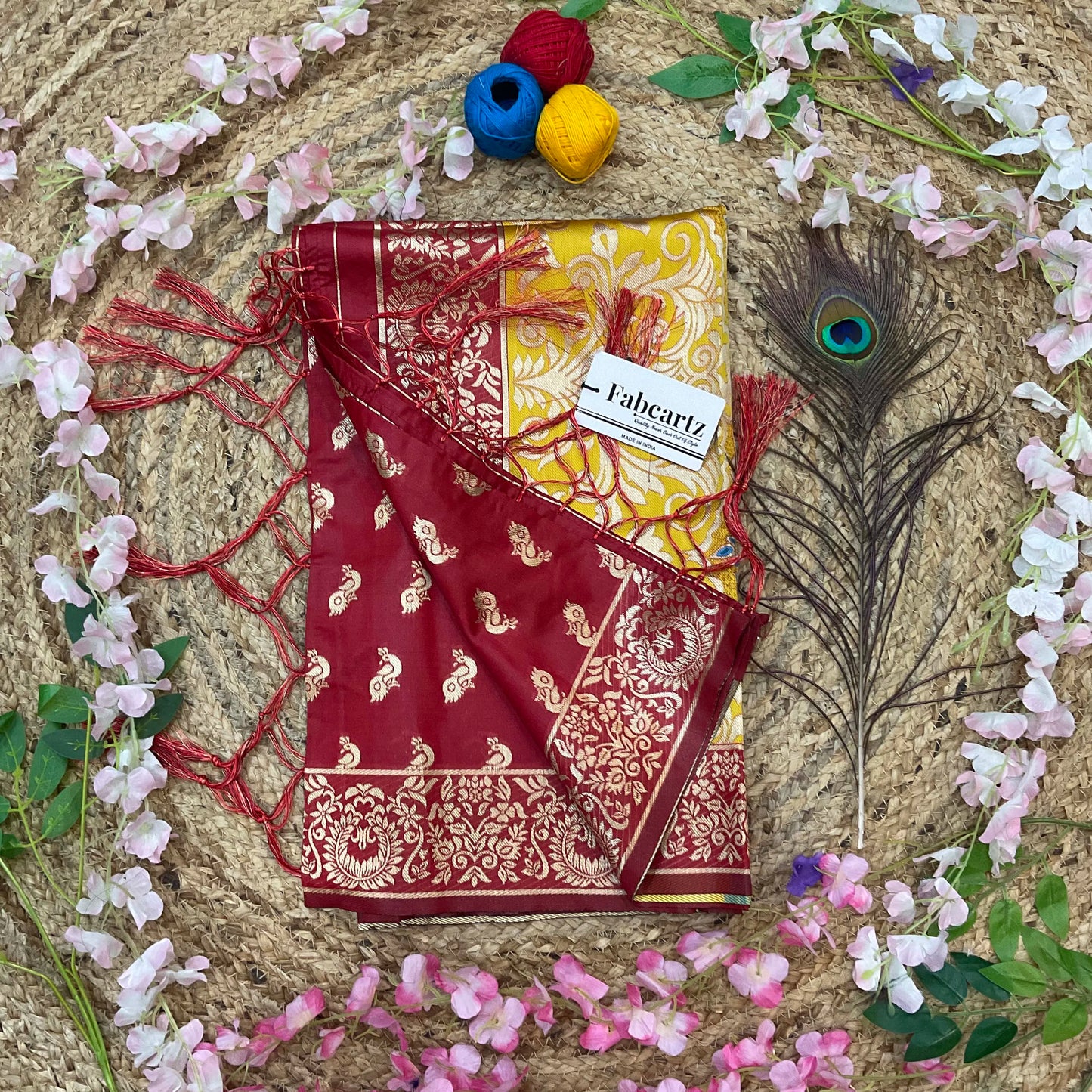 SawanDup Beautiful Jacquard Woven Design Dupatta for women | Only Dupatta