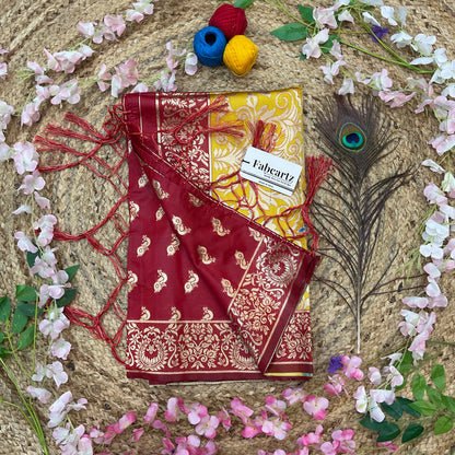 SawanDup Beautiful Jacquard Woven Design Dupatta for women | Only Dupatta