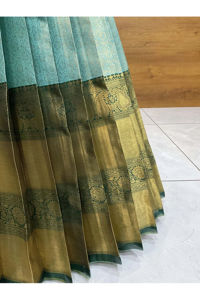 దక్షిణ భారత పండుగ సాంప్రదాయ హాఫ్ చీర (ఛవి) 