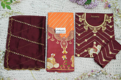దక్షిణ భారత పండుగ సాంప్రదాయ హాఫ్ చీర (ఛవి) 