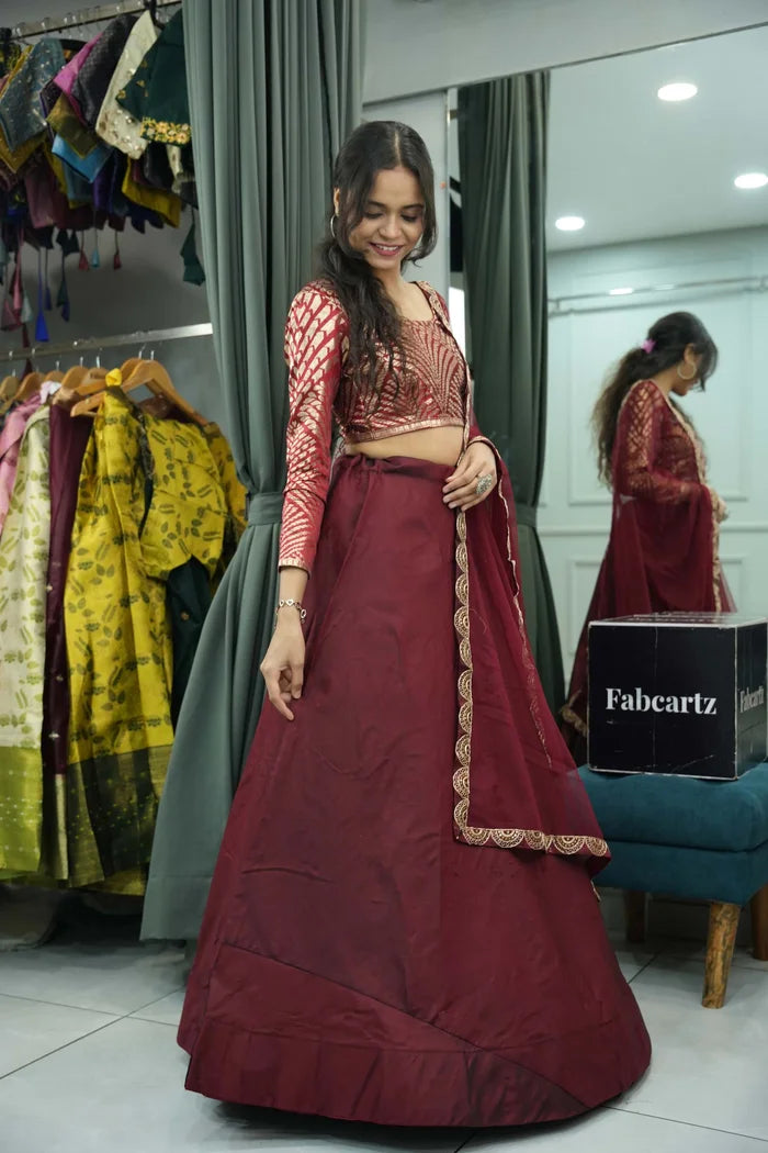 Vikrant Women's Lehenga Choli with Dupatta for Women