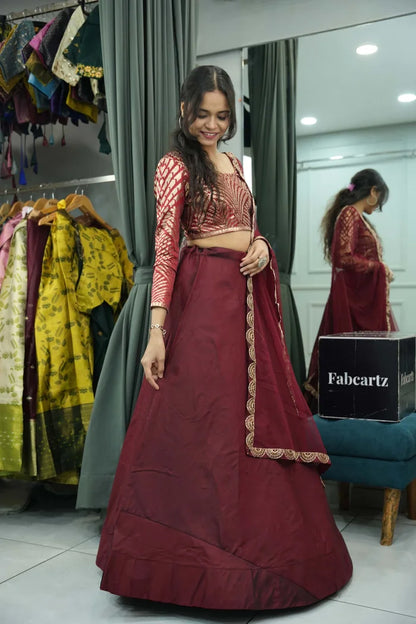 Vikrant Women's Lehenga Choli with Dupatta for Women