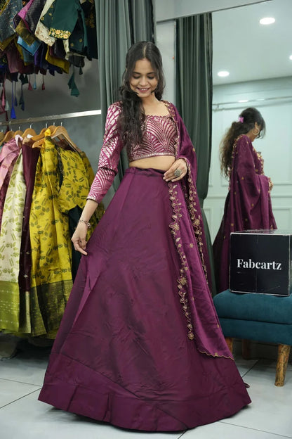 Vikrant Women's Lehenga Choli with Dupatta for Women