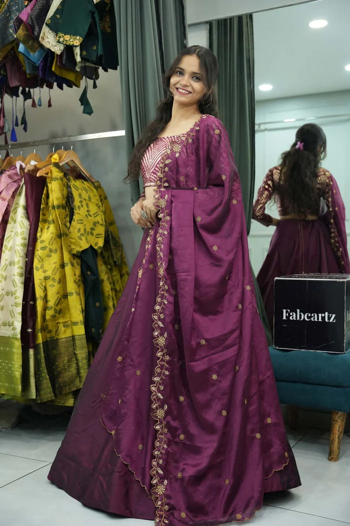 Vikrant Women's Lehenga Choli with Dupatta for Women