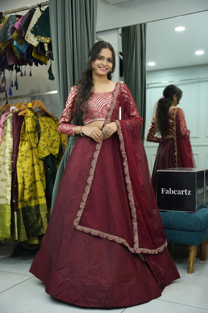 Vikrant Women's Lehenga Choli with Dupatta for Women