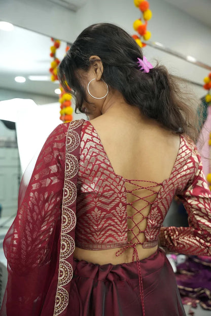 Vikrant Women's Lehenga Choli with Dupatta for Women