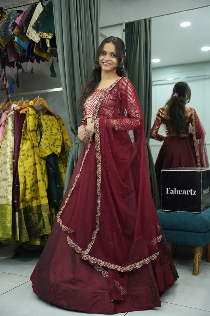 Vikrant Women's Lehenga Choli with Dupatta for Women