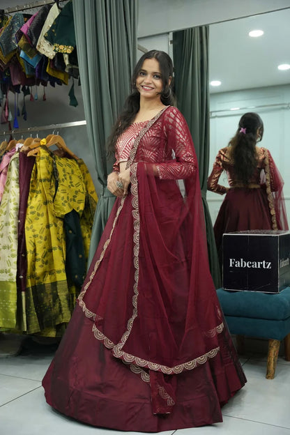 Vikrant Women's Lehenga Choli with Dupatta for Women