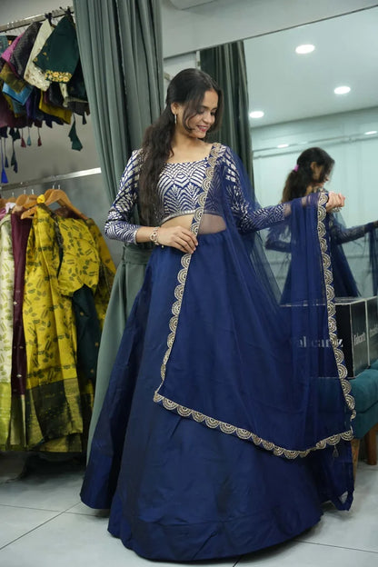 Vikrant Women's Lehenga Choli with Dupatta for Women