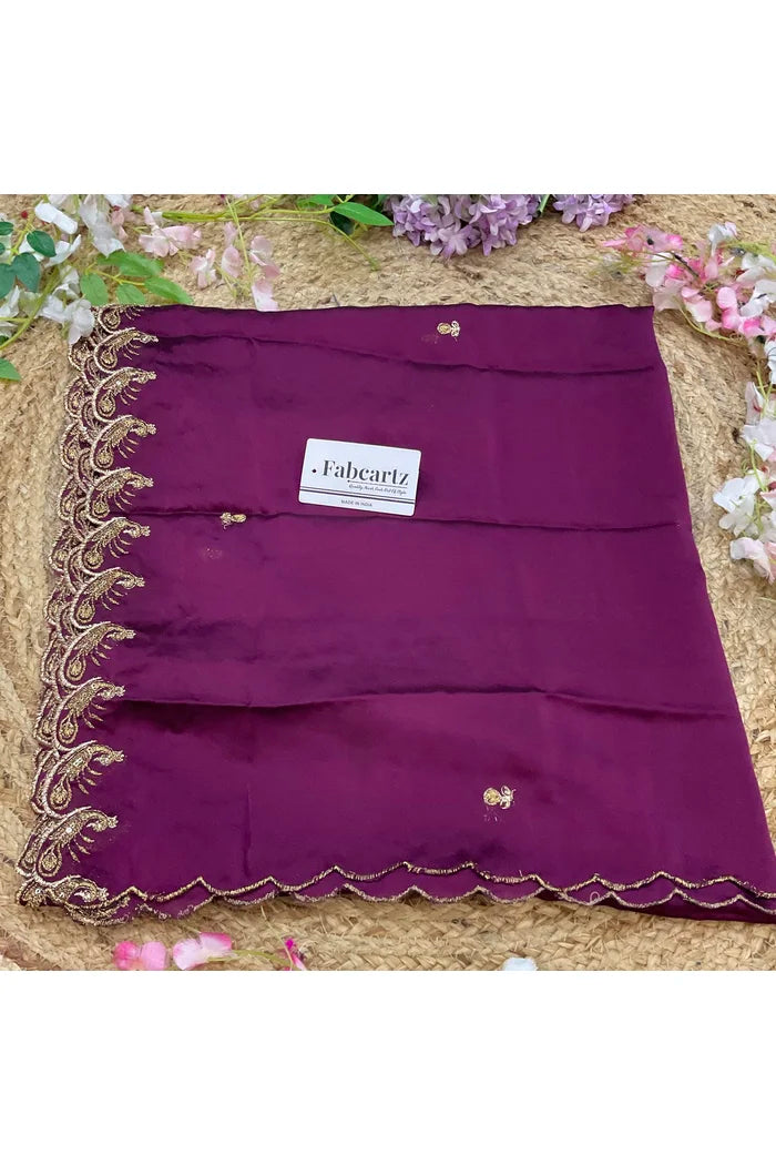 Beautiful Embroidery Rangoli Dupatta for women | Only Dupatta BadeMorwali Dup