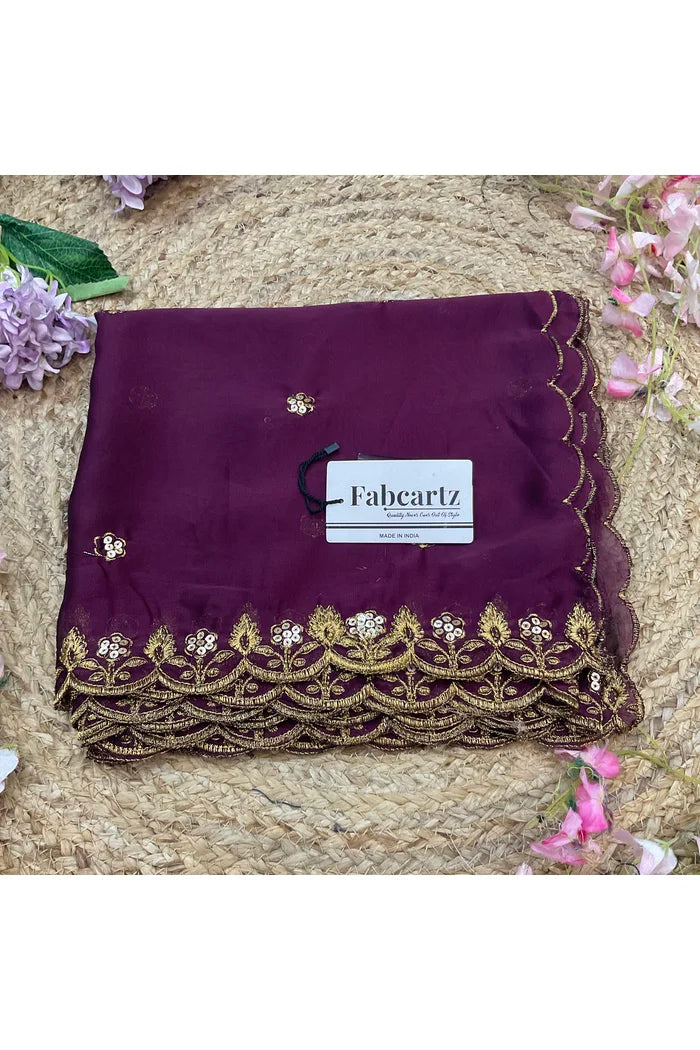 Beautiful Embroidery work Rangoli Dupatta for women | Only Dupatta PihuSudha Dup