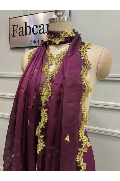 Beautiful Embroidery work Rangoli Dupatta for women | Only Dupatta LineShower Dup