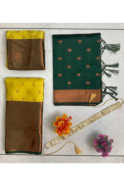 South Indian Festival Traditional Half Saree (Kantara)
