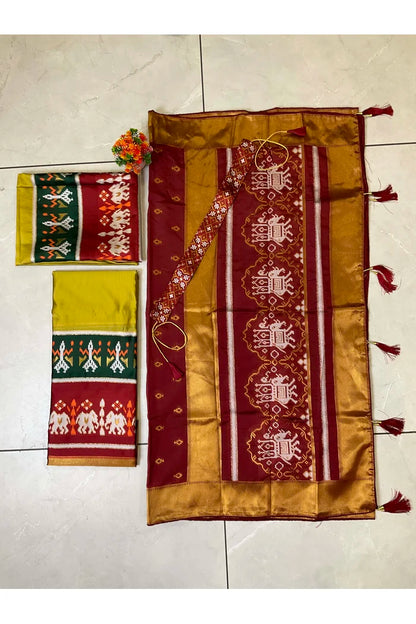 దక్షిణ భారత పండుగ సాంప్రదాయ హాఫ్ చీర (అవని) 