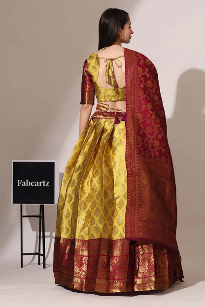 BIG AKKU South Indian Festival Traditional Half Saree