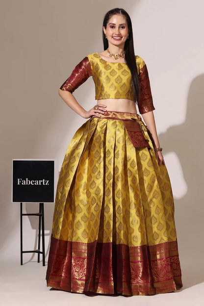 BIG AKKU South Indian Festival Traditional Half Saree