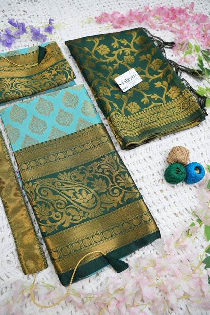 BIG AKKU South Indian Festival Traditional Half Saree
