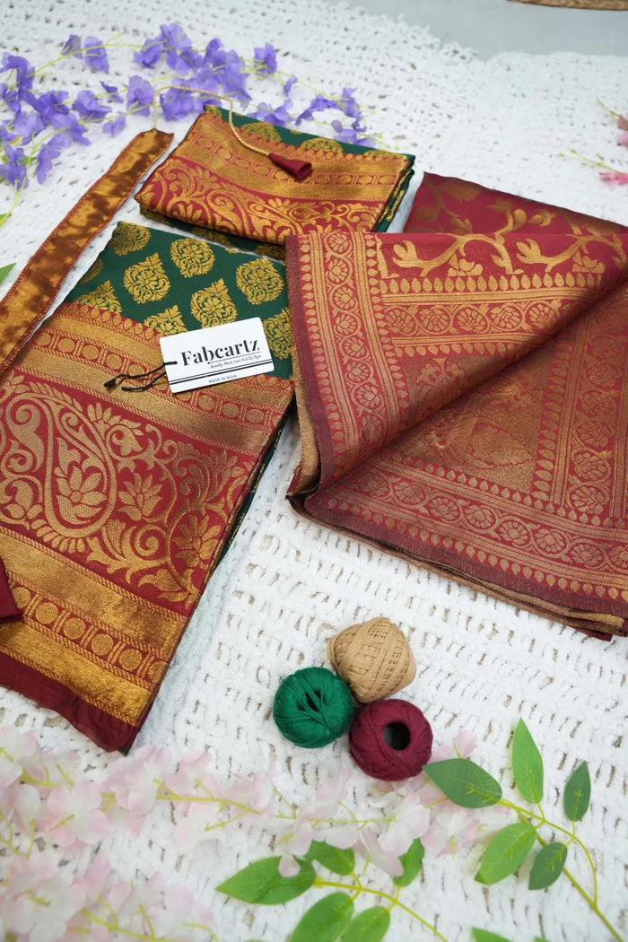 BIG AKKU South Indian Festival Traditional Half Saree