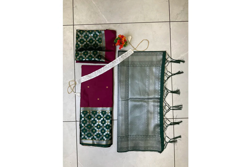 JanjalPAttu South Indian Festival Traditional Half Saree