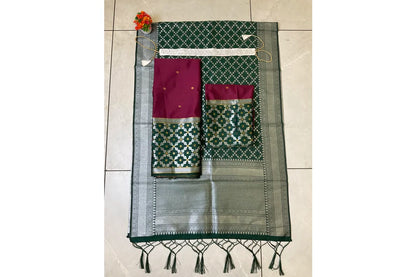 JanjalPAttu South Indian Festival Traditional Half Saree