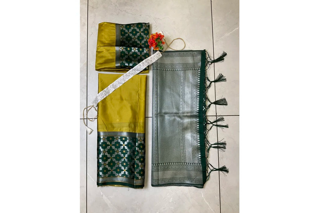JanjalPAttu South Indian Festival Traditional Half Saree