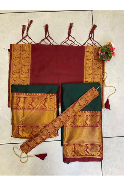 Kids Traditional South Indian Half Saree (kruti)