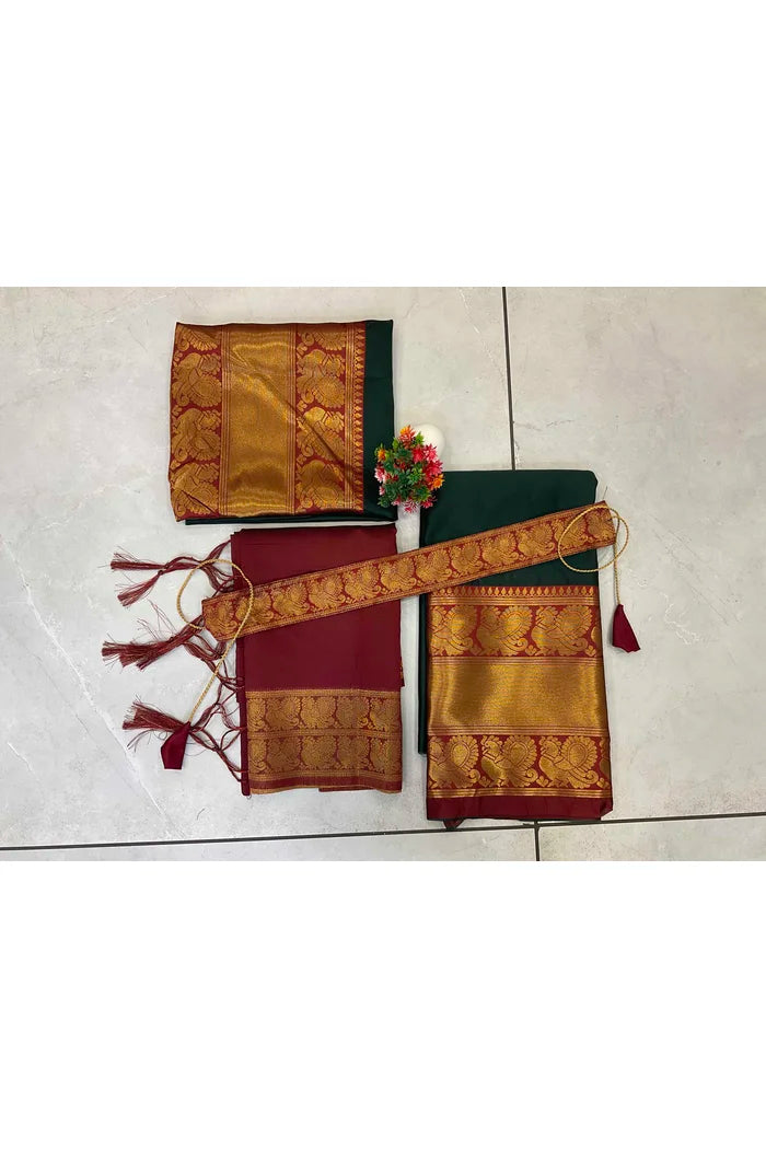 Kids Traditional South Indian Half Saree (kruti)